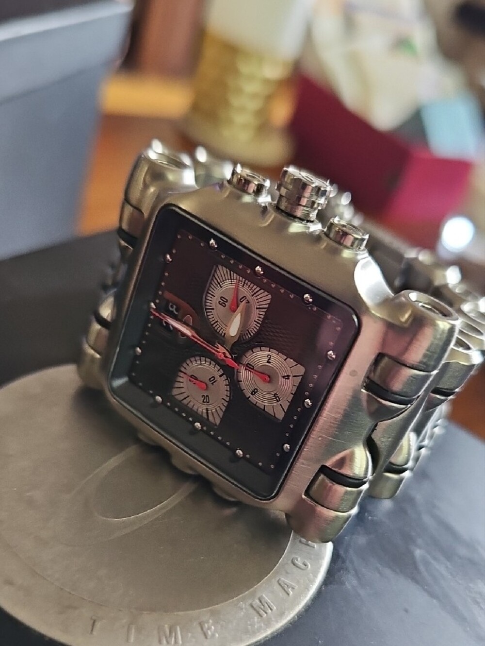 Rare Vintage Oakley Time Tank/machine. Full Titanium Swiss Quartz Chronograph - Picture 2 of 6